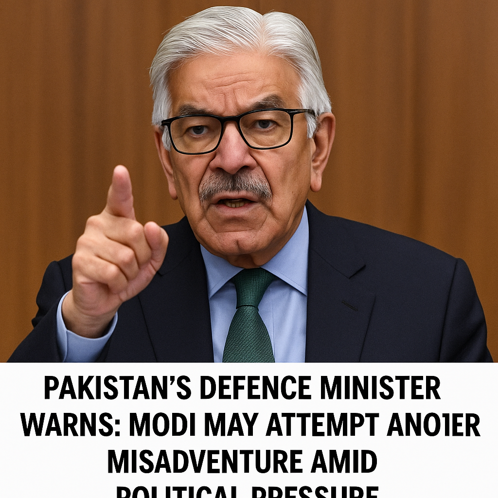 Pakistan's Defence Minister Warns: Modi May Attempt Another Misadventure Amid Political Pressure