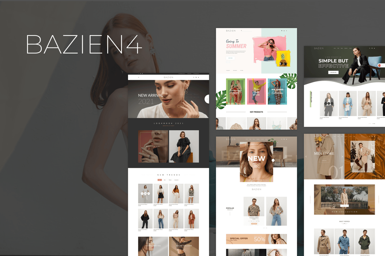 Bazien Elementor WooCommerce Theme