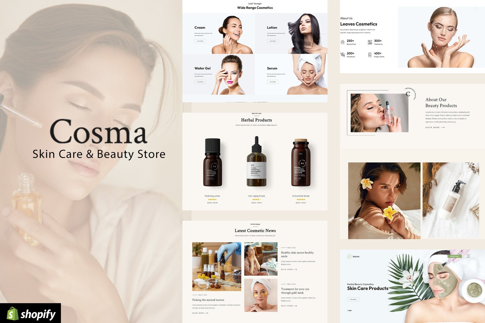 Cosma Beauty Cosmetics WordPress