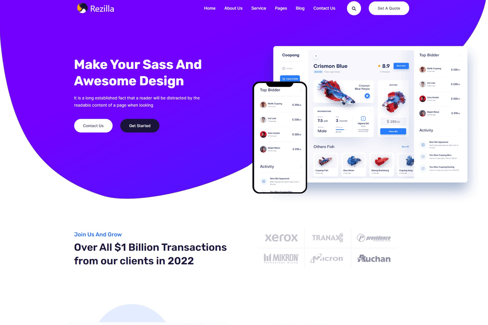 Rezilla SaaS Software & Technology WordPress